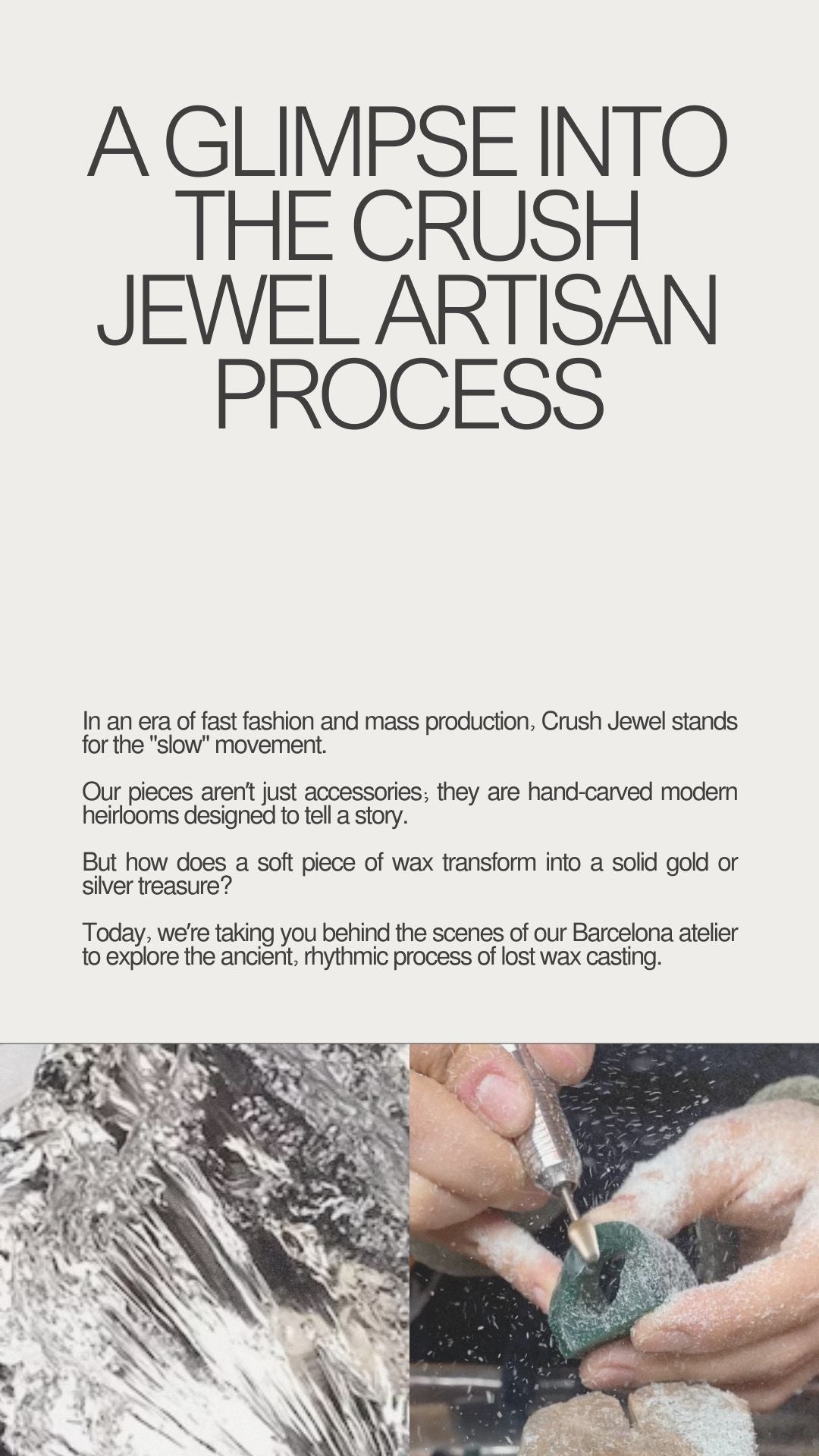 The Art of Lost Wax Casting: How Crush Jewel Creates Modern Heirlooms