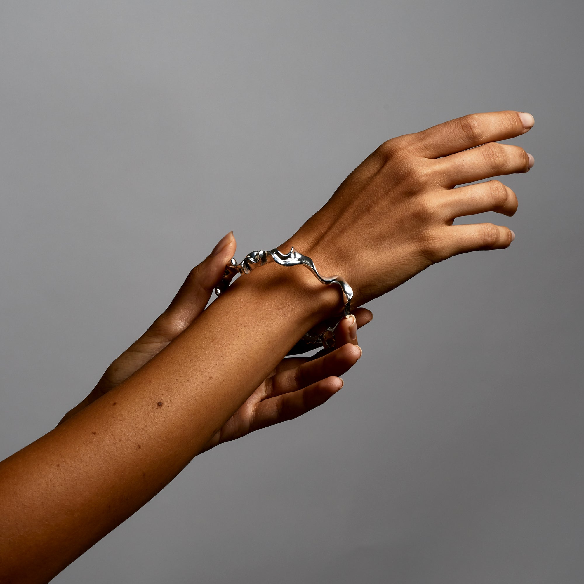 Thalassa Bangle - Handmade in 925 Silver
