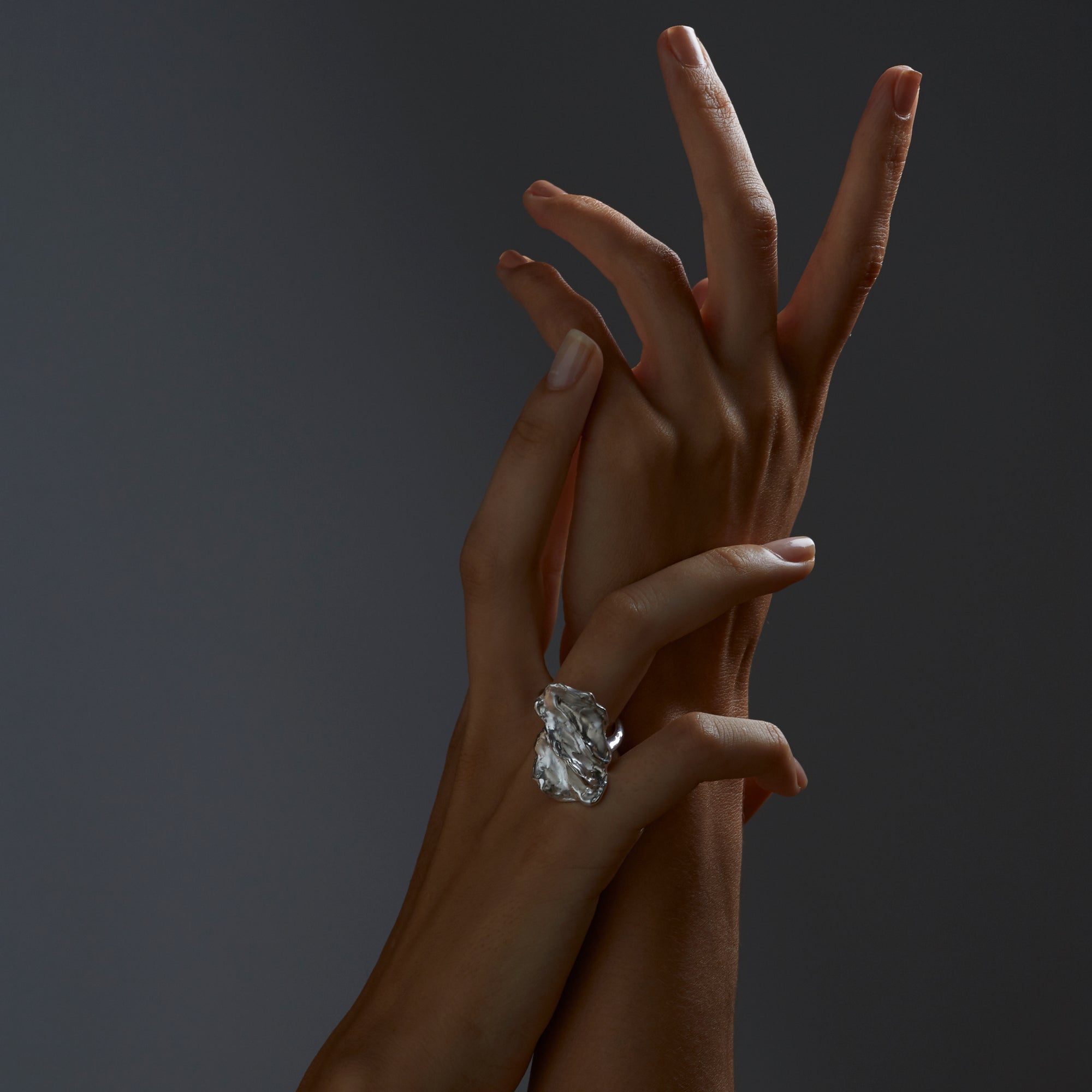Nacre Ring - Handmade in 925 Silver