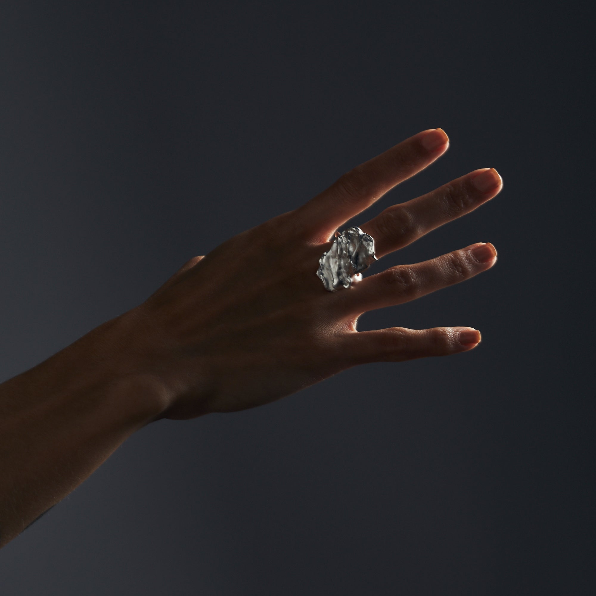 Nacre Ring - Handmade in 925 Silver