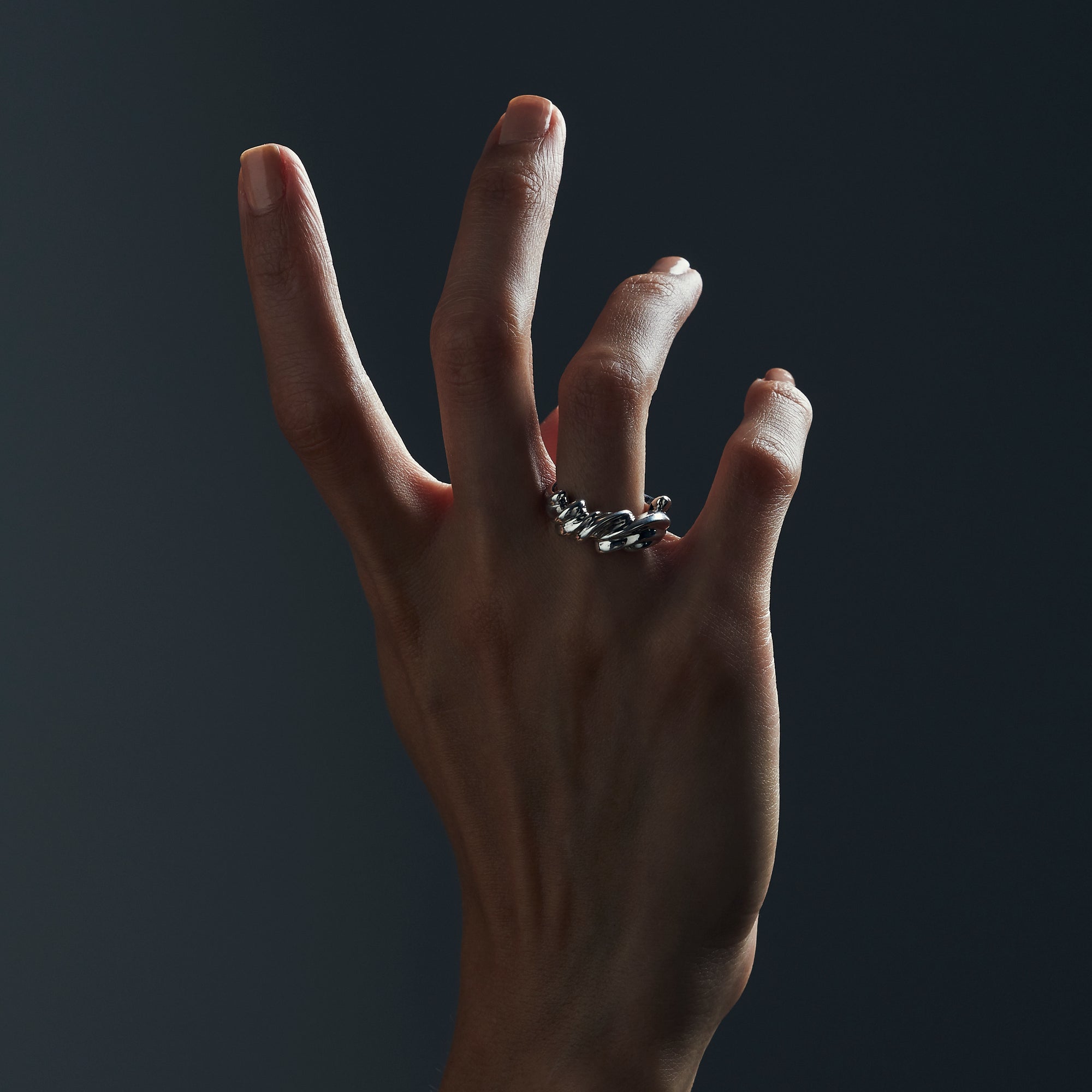 Rococo Ring - Handmade in 925 Silver