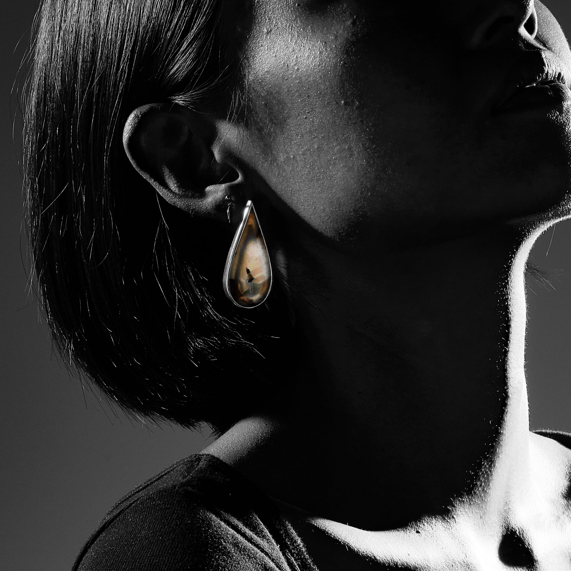 Agata Earrings - Handmade in 925 Silver