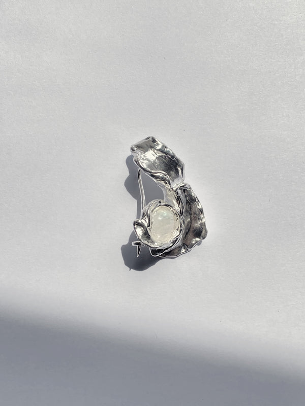 Moonstone Brooch