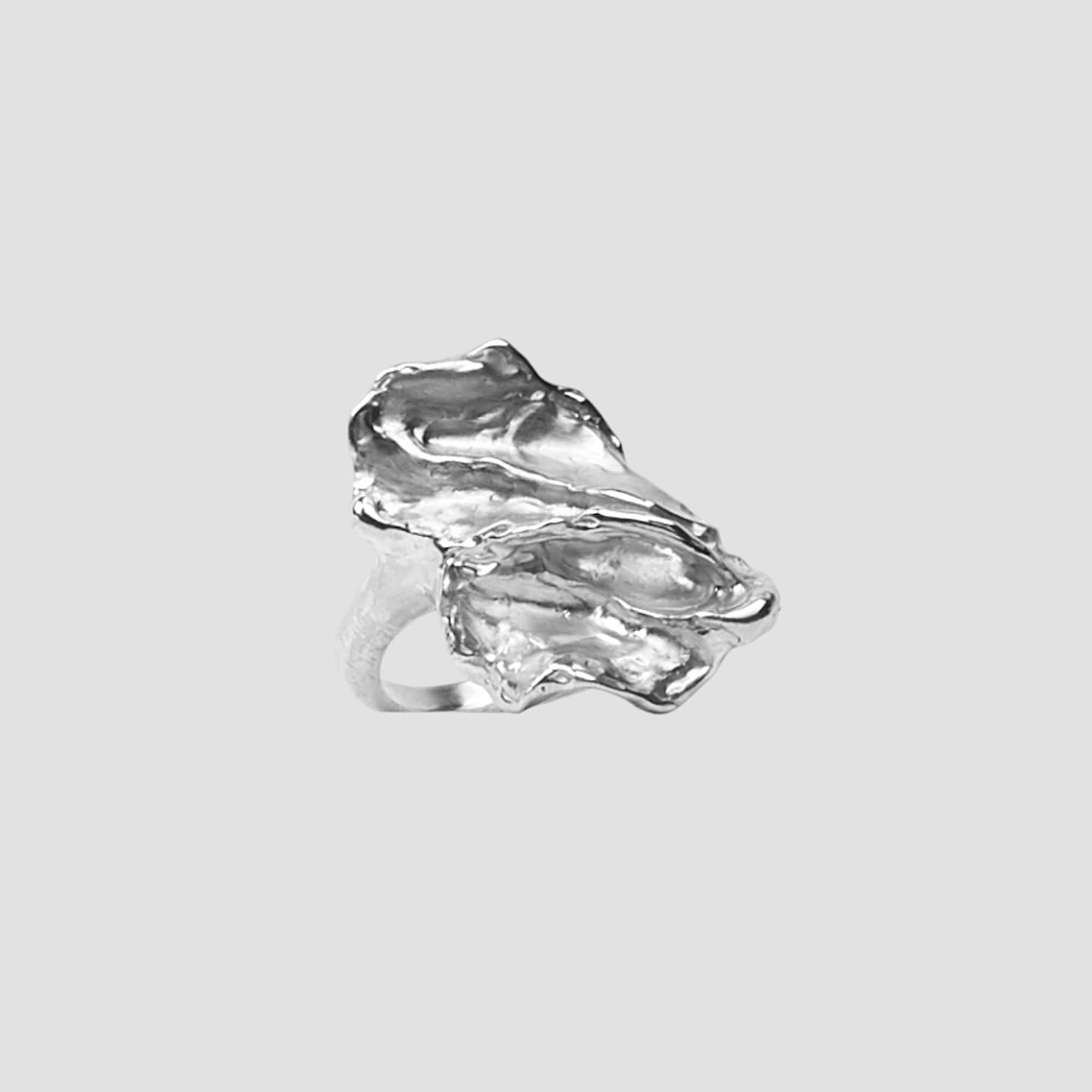 Nacre Ring - Handmade in 925 Silver