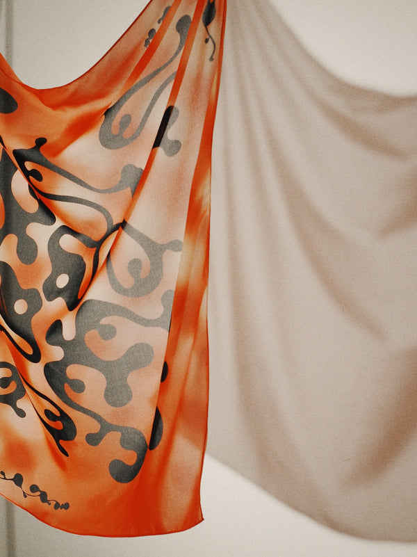 Scarf & Sculpted Ring Set : Daniela Doe X Crush Jewel - Designed & Made in Malmö & Barcelona