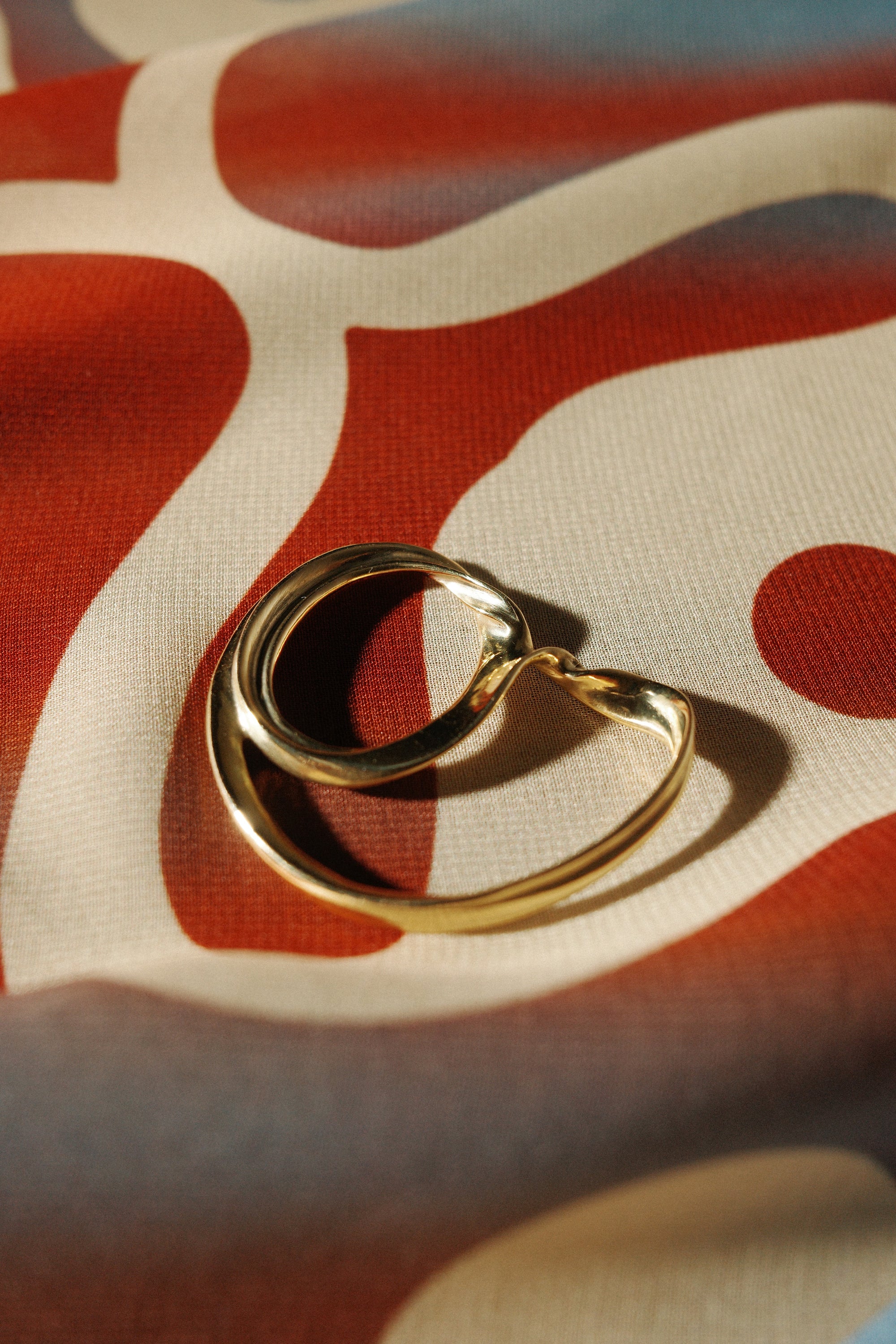 Scarf & Sculpted Ring Set : Daniela Doe X Crush Jewel - Designed & Made in Malmö & Barcelona
