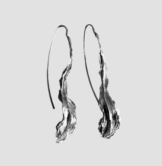 Laminaria Earrings - Handmade in 925 Silver