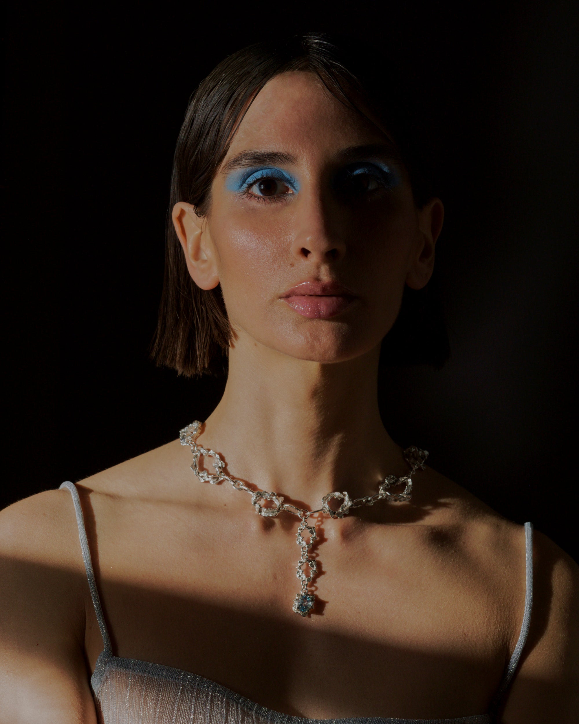Thalassa Stone Necklace - Handmade in 925 Silver