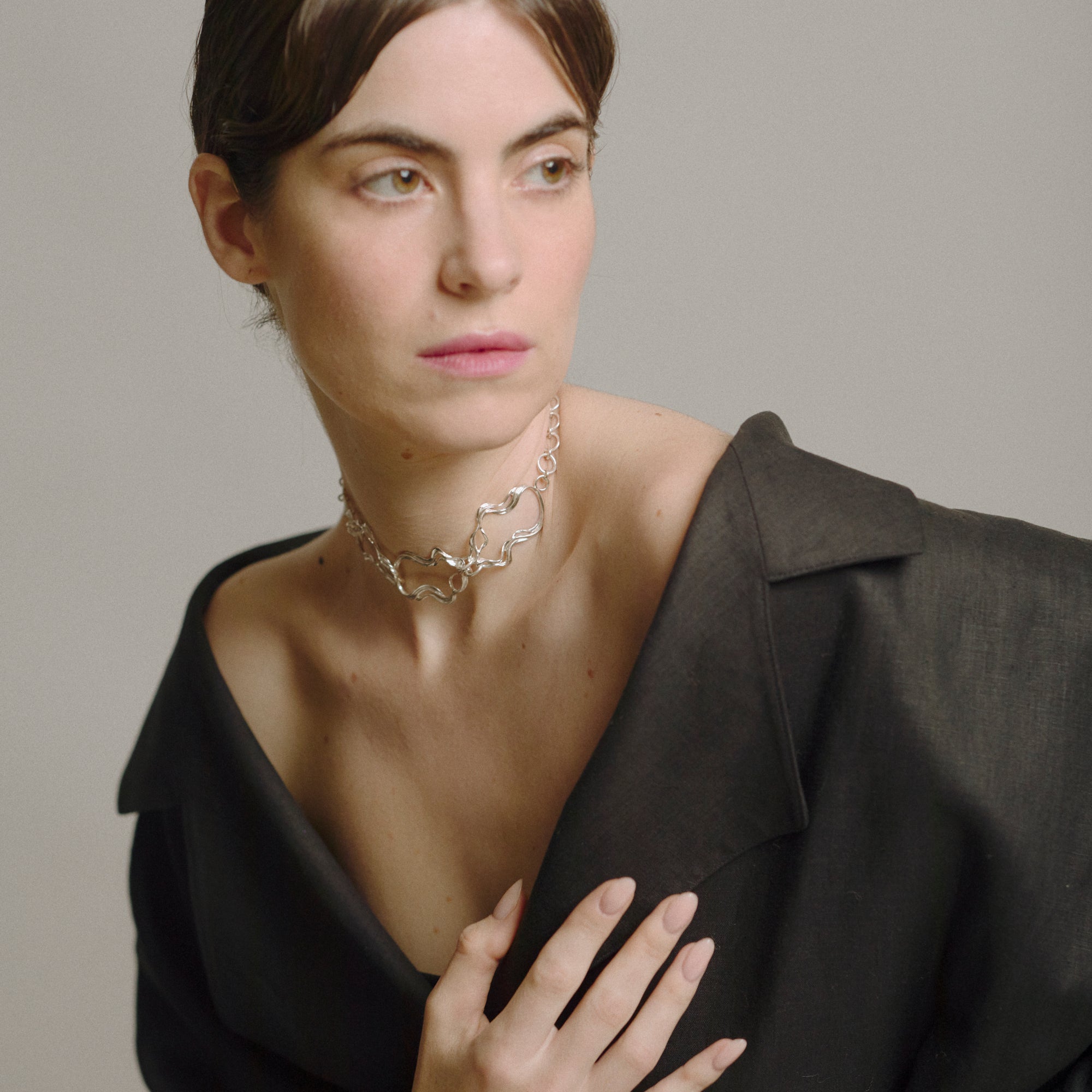 Nouveau Choker - Handmade in 925 Silver