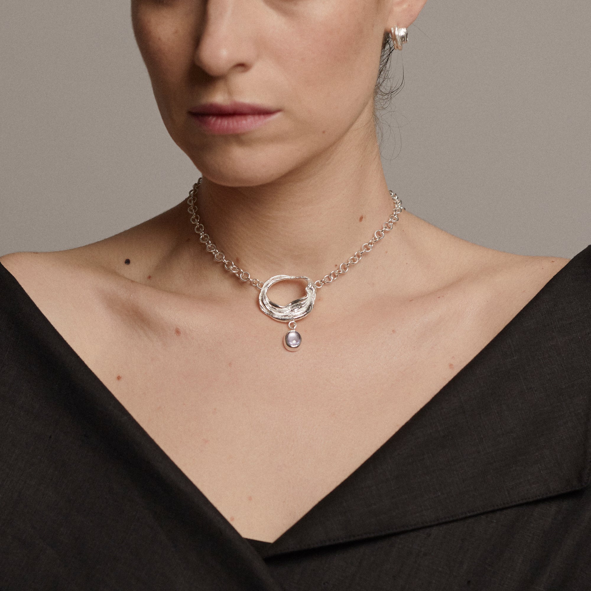 Mitsuro Pendant Necklace - Handmade in 925 Silver