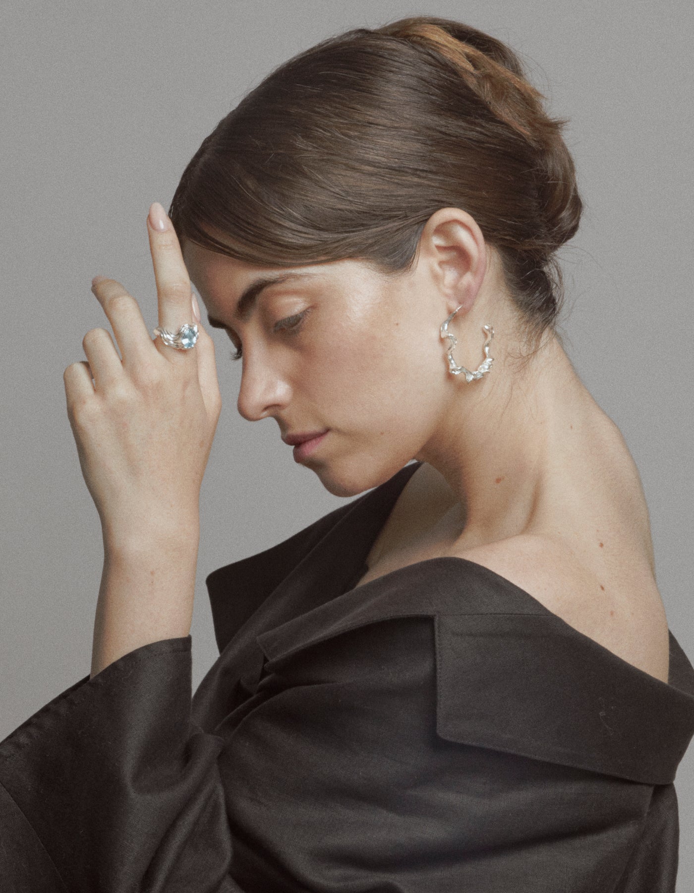 Aurea Hoop Earrings - Handmade in 925 Silver