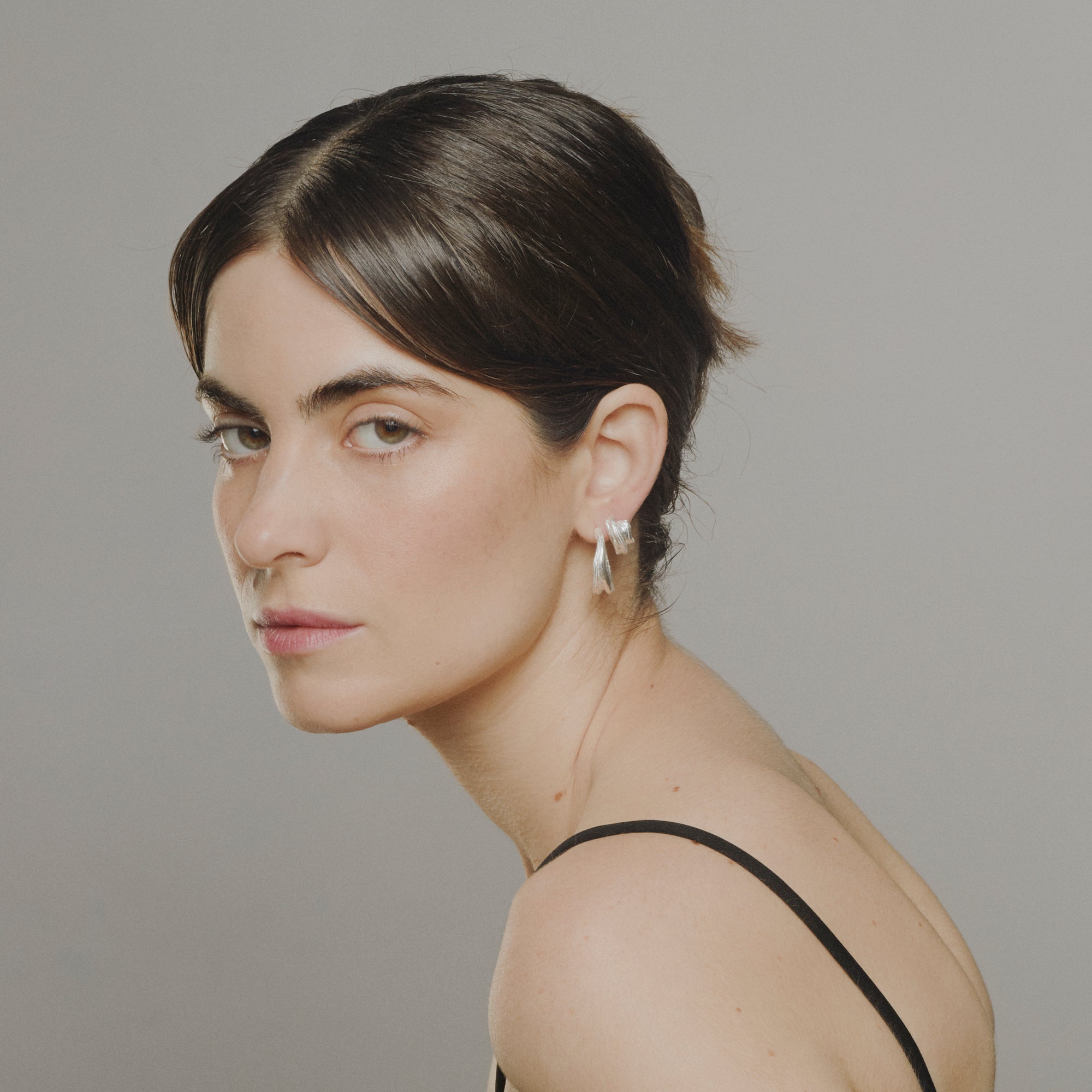 Mitsuro Hoop Earrings - Handmade in 925 Silver